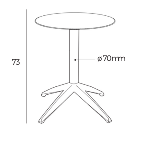 Mesa Quatro Fold 70Ø