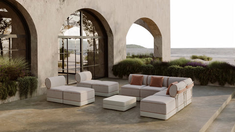Sillón Brisa Basic Con Respaldar y 2 Apoyabrazos, Taupe-Tela Mud/Mocha