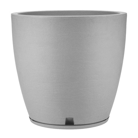 Macetero Amsterdam Ø69cm H70cm Polietileno Alta Densidad, incluye plato, sin planta